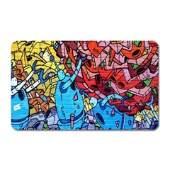 Colorful Graffiti Art Magnet (rectangular) by Nexatart