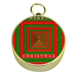 Fabric 3d Merry Christmas Gold Compasses by Nexatart