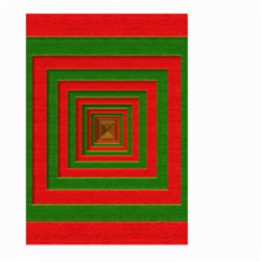 Fabric Texture 3d Geometric Vortex Large Garden Flag (two Sides) by Nexatart