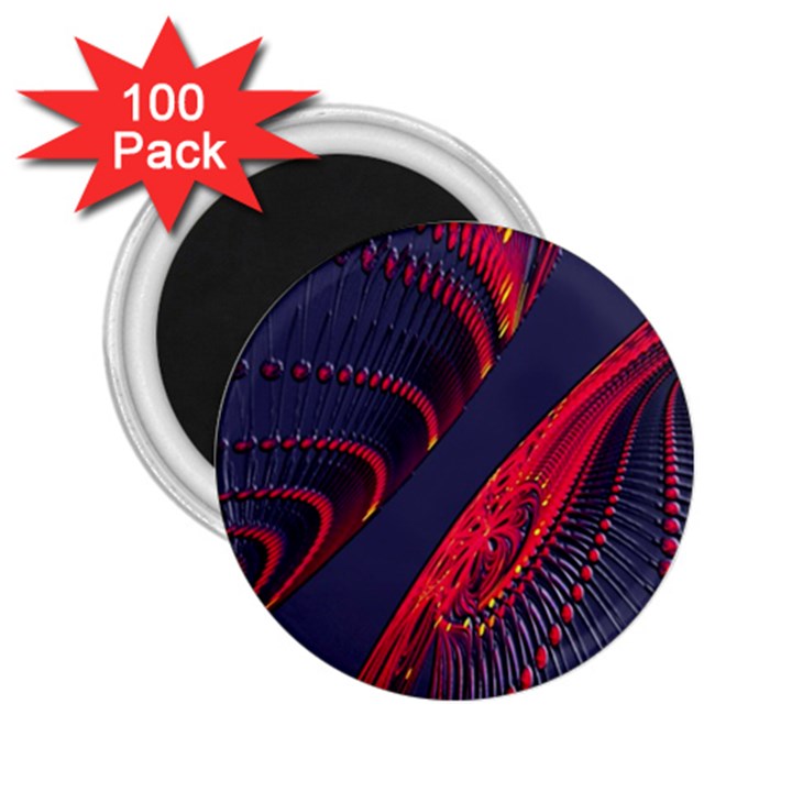 Fractal Art Digital Art 2.25  Magnets (100 pack) 