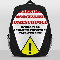 Warning Backpack Bag by athenastemple