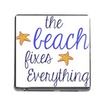 The Beach Fixes Everything Memory Card Reader (Square) Front