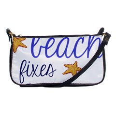 The Beach Fixes Everything Shoulder Clutch Bags by OneStopGiftShop