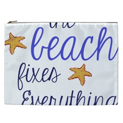 The Beach Fixes Everything Cosmetic Bag (xxl)  by OneStopGiftShop