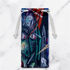 Graffiti Art Urban Design Paint Jewelry Bag by Nexatart