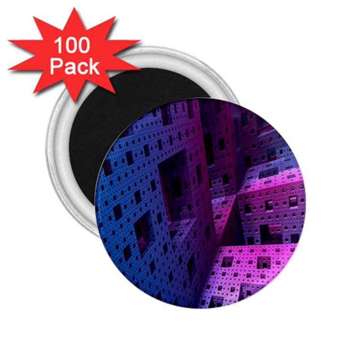 Fractals Geometry Graphic 2.25  Magnets (100 pack) 