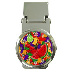 Summer Fruits Money Clip Watches by Valentinaart