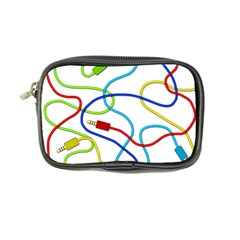 Colorful Audio Cables Coin Purse by Valentinaart