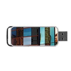 Glass Facade Colorful Architecture Portable Usb Flash (two Sides) by Nexatart