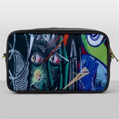 Graffiti Art Urban Design Paint Toiletries Bags by Nexatart