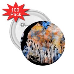 Landscape Sunset Sky Summer 2 25  Buttons (100 Pack)  by Nexatart