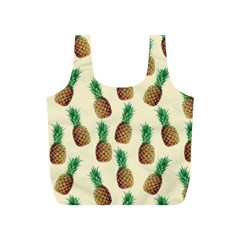 Pineapple Wallpaper Pattern Full Print Recycle Bags (s)  by Nexatart