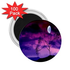 Purple Sky 2 25  Magnets (100 Pack)  by Nexatart