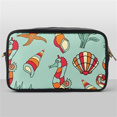 Seahorse Seashell Starfish Shell Toiletries Bags by Nexatart