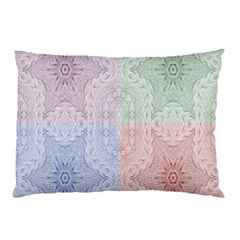 Seamless Kaleidoscope Patterns In Different Colors Based On Real Knitting Pattern Pillow Case (two Sides) by Nexatart