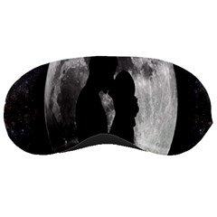 Silhouette Of Lovers Sleeping Masks by Nexatart