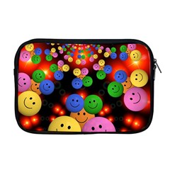 Smiley Laugh Funny Cheerful Apple Macbook Pro 17  Zipper Case by Nexatart