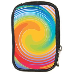 Rainbow Swirl Compact Camera Cases by OneStopGiftShop