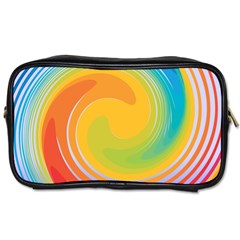 Rainbow Swirl Toiletries Bags 2-side by OneStopGiftShop