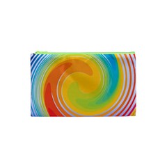 Rainbow Swirl Cosmetic Bag (xs) by OneStopGiftShop