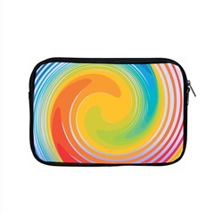 Rainbow Swirl Apple Macbook Pro 15  Zipper Case by OneStopGiftShop