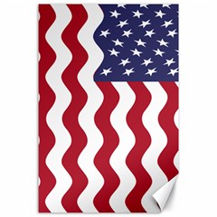 American Flag Canvas 24  X 36  by OneStopGiftShop