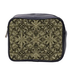 Futuristic Polygonal Mini Toiletries Bag 2-side by dflcprints