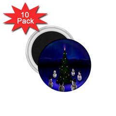 Waiting For The Xmas Christmas 1 75  Magnets (10 Pack)  by Nexatart