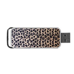 Background Pattern Leopard Portable Usb Flash (two Sides) by Amaryn4rt