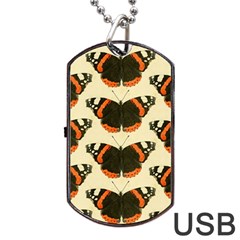 Butterfly Butterflies Insects Dog Tag Usb Flash (two Sides) by Amaryn4rt