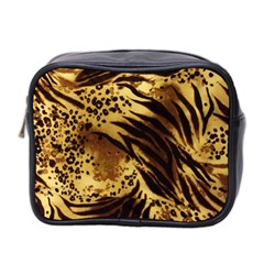 Pattern Tiger Stripes Print Animal Mini Toiletries Bag 2-side by Amaryn4rt