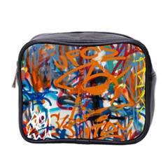 Background Graffiti Grunge Mini Toiletries Bag 2-side by Amaryn4rt