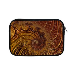 Copper Caramel Swirls Abstract Art Apple Ipad Mini Zipper Cases by Amaryn4rt