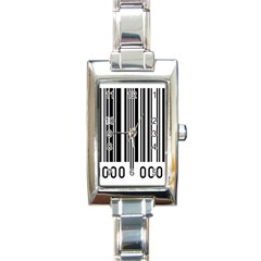 Code Data Digital Register Rectangle Italian Charm Watch by Amaryn4rt