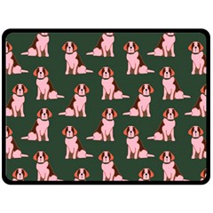 Dog Animal Pattern Fleece Blanket (large)  by Amaryn4rt