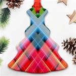 Graphics Colorful Colors Wallpaper Graphic Design Ornament (Christmas Tree)  Front