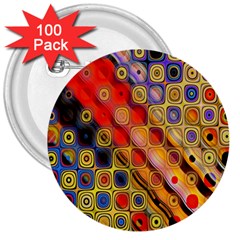 Background Texture Pattern 3  Buttons (100 Pack)  by Amaryn4rt