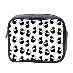 Cat Seamless Animal Pattern Mini Toiletries Bag 2-side by Amaryn4rt