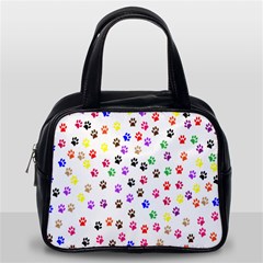 Paw Prints Background Classic Handbags (one Side) by Amaryn4rt