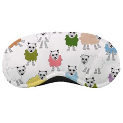 Sheep Cartoon Colorful Sleeping Masks by Amaryn4rt