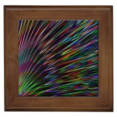 Texture Colorful Abstract Pattern Framed Tiles by Amaryn4rt