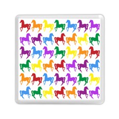 Colorful Horse Background Wallpaper Memory Card Reader (square)  by Amaryn4rt