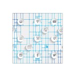 Icon Media Social Network Satin Bandana Scarf Front