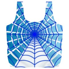 Cobweb Network Points Lines Full Print Recycle Bags (l)  by Amaryn4rt