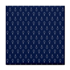 Anchor Pattern Tile Coasters by Amaryn4rt