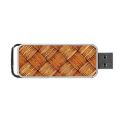 Vector Square Texture Pattern Portable Usb Flash (one Side) by Amaryn4rt