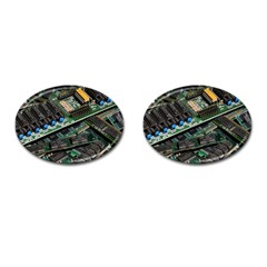 Computer Ram Tech Cufflinks (oval) by Amaryn4rt