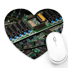 Computer Ram Tech Heart Mousepads by Amaryn4rt