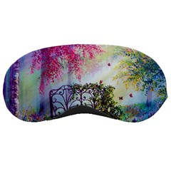 Bench In Spring Forest Sleeping Masks by Amaryn4rt