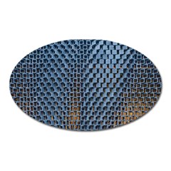 Parametric Wall Pattern Oval Magnet by Amaryn4rt